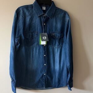 Denim Blue Dress Shirt